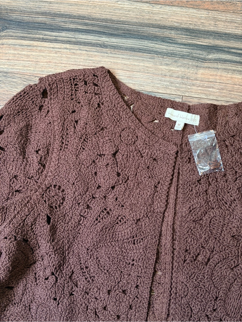House of Harlow 1960 Martti Crochet Cardigan size medium